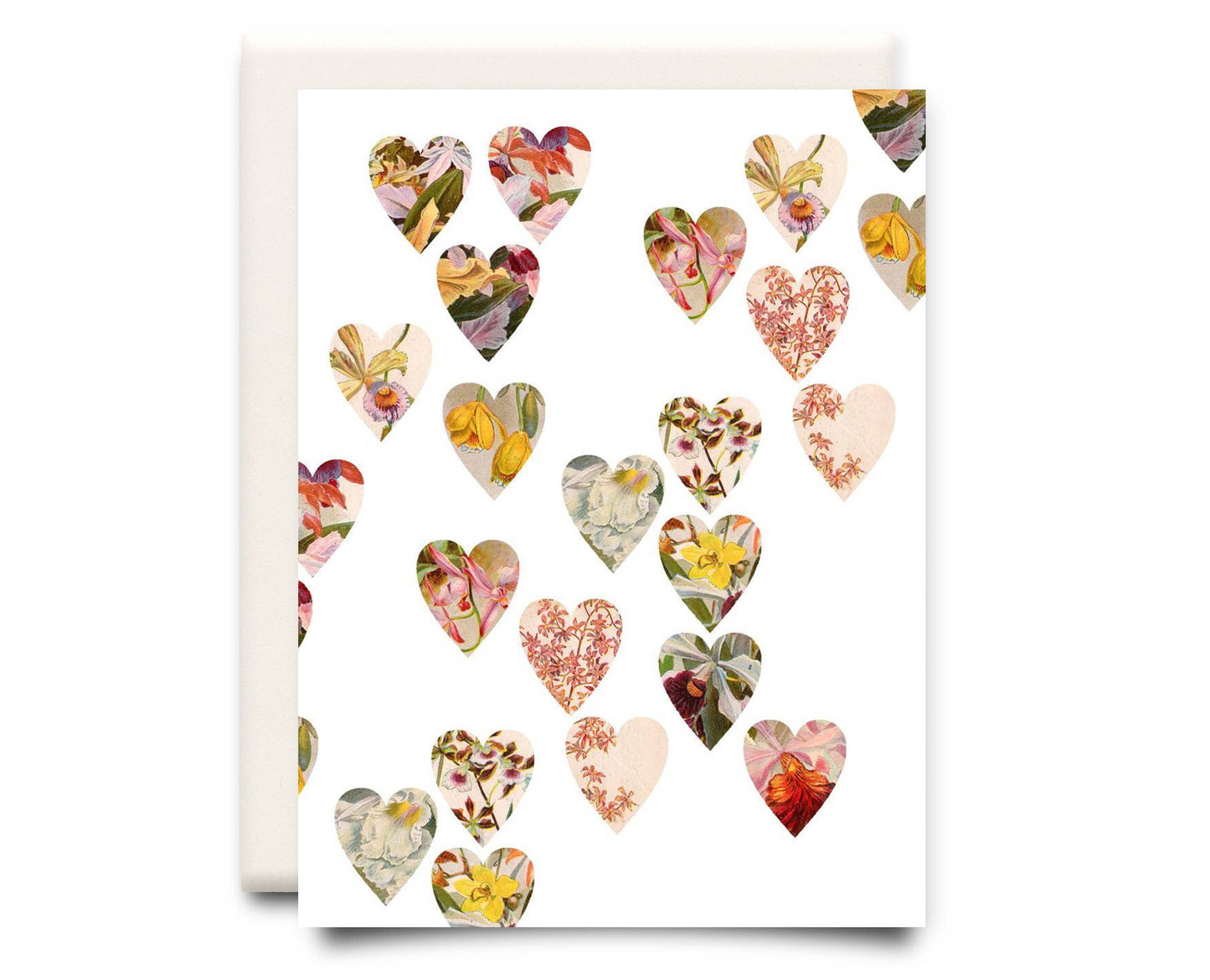 Inkwell Cards - Hearts Collage | Love & Friendship Greeting Card - Agricola Street Books