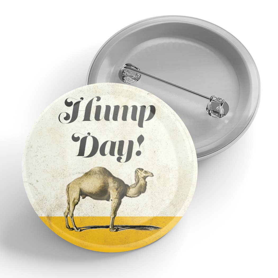 Black River Letterpress & Paper Co. - Hump Day Button - Agricola Street Books