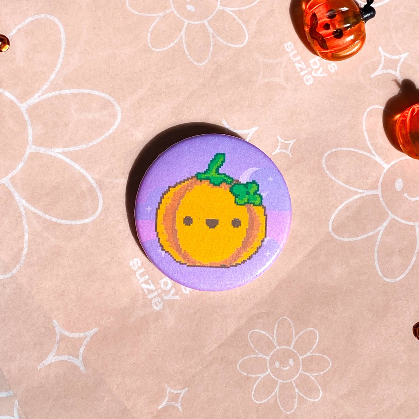 Halloween Pumpkin Pin - Agricola Street Books