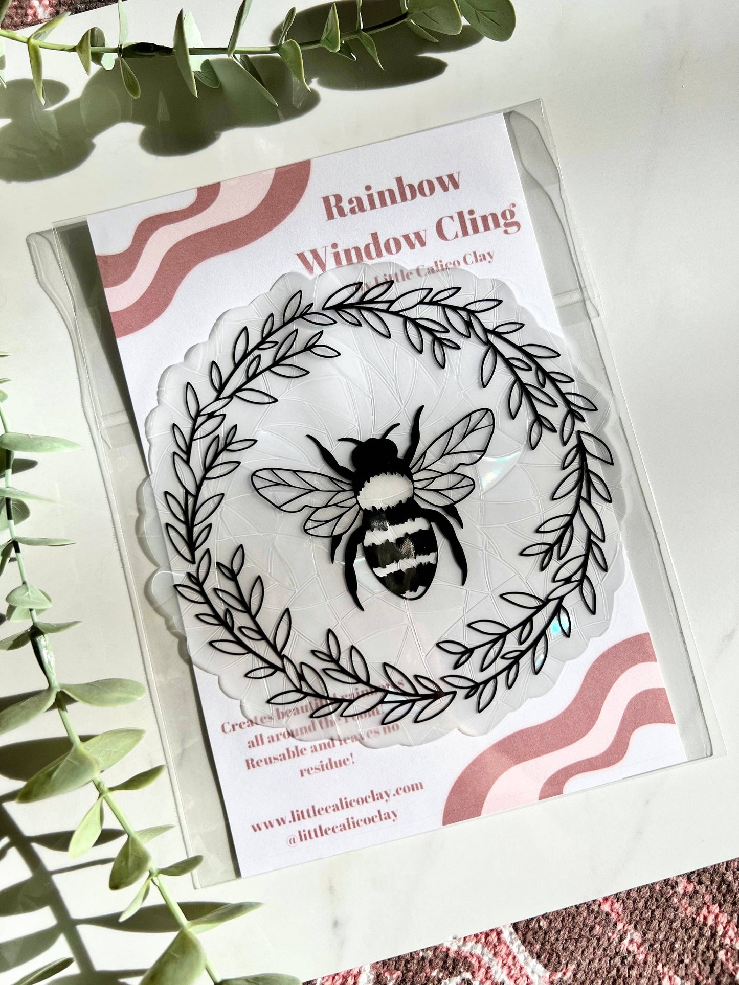 Little Calico Clay - Busy Bee Suncatcher - Agricola Street Books