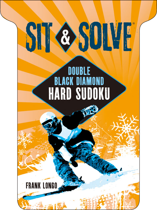 Sit & Solve: Double Black Diamond Hard Sudoku - Agricola Street Books