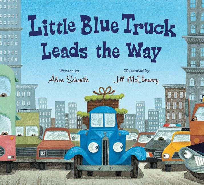 Little Blue Truck Leads the Way Board Book - Agricola Street Books
