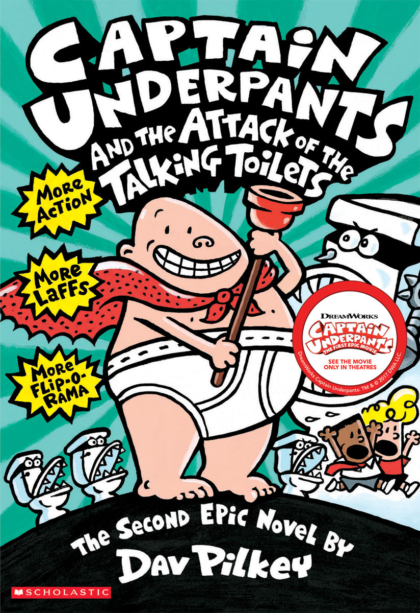 Captain Underpants and the Attack of the Talking Toilets (Captain Underpants #2) - Agricola Street Books