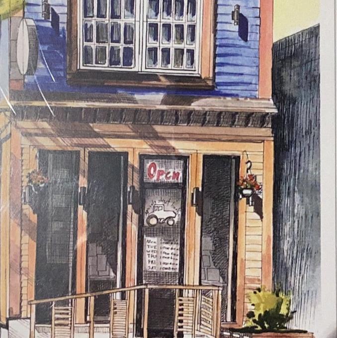 Agricola Street Books postcard - Agricola Street Books