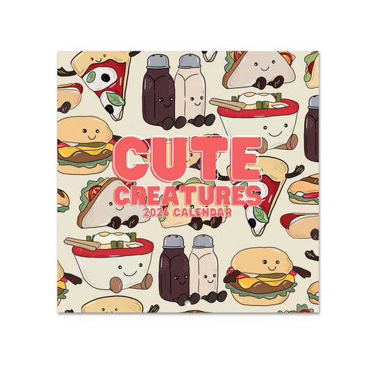 Jaybee Design - Cute Creatures 2026 Wall Calendar