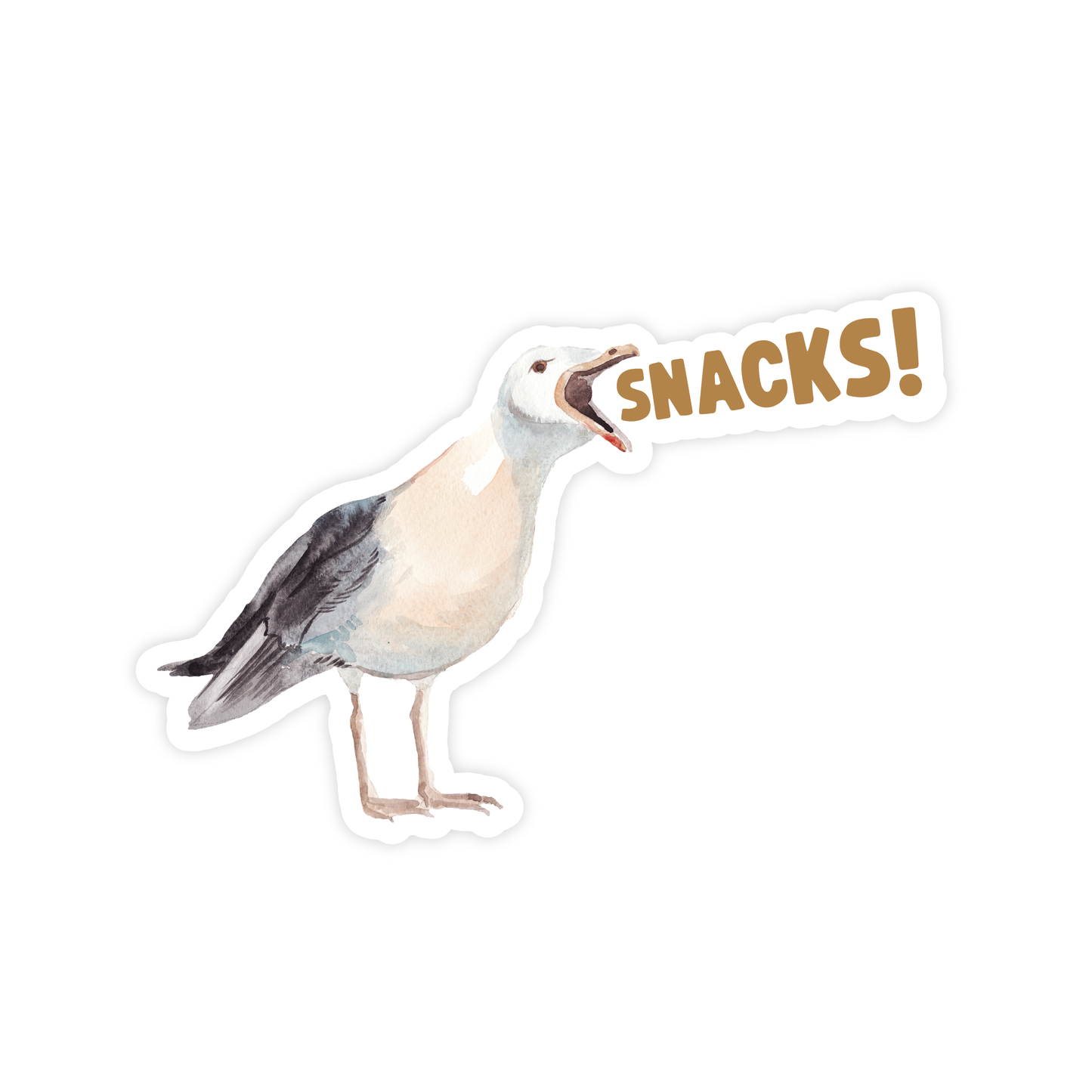 Pretty by Her - Seagull Snacks Sticker