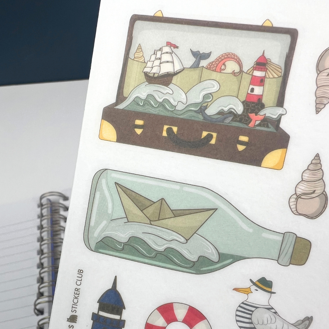 Four Bears Sticker Club - Wander the Waves - Agricola Street Books