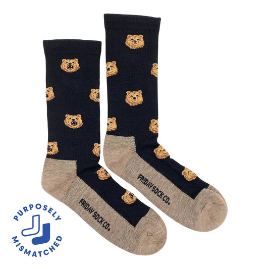 Friday Sock Co. - Men's Bear Merino Wool Socks