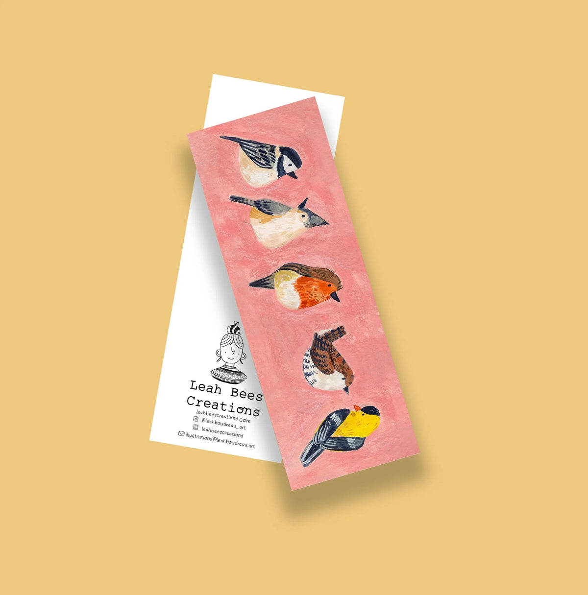 Leah Bees Creations - Birds — bookmark