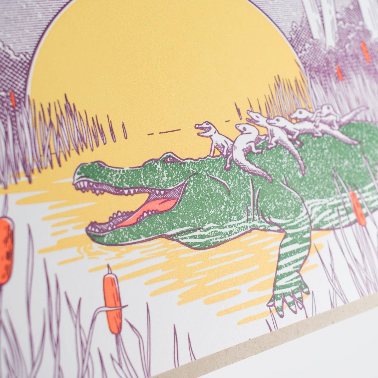 Porchlight Press Letterpress - Card: Father's Day Croc Dad Greeting Card - Agricola Street Books