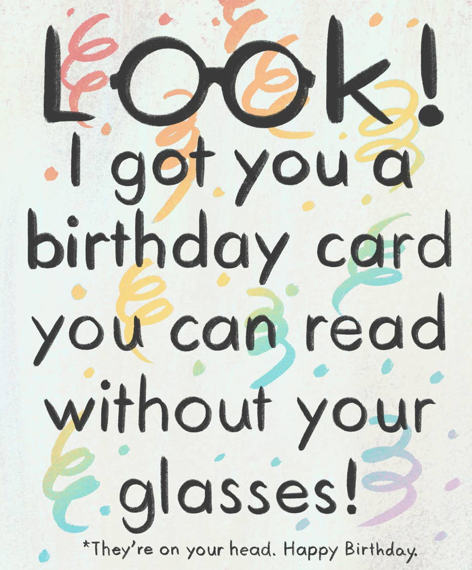 Meaghan Smith Art - Birthday Glasses - Agricola Street Books