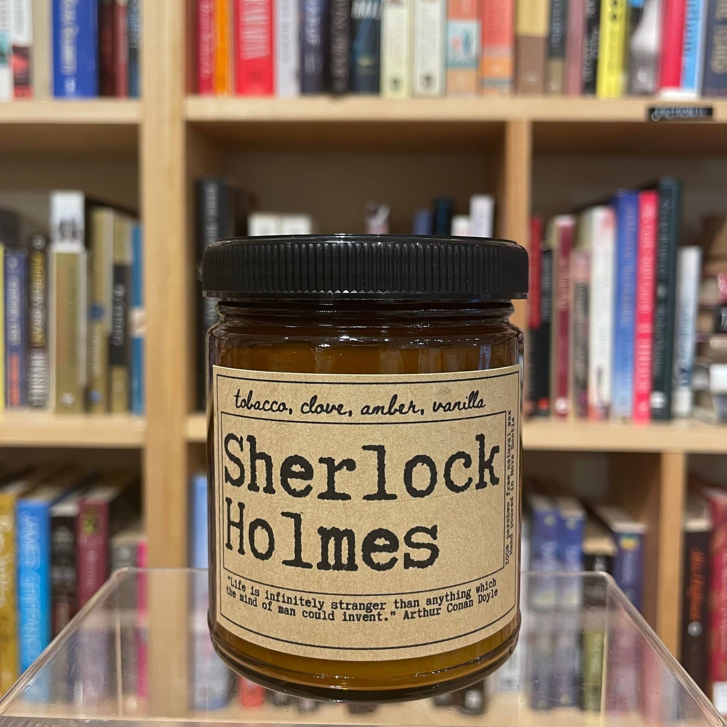 NovelTea Bookstore & Gifts - Sherlock - Tobacco & Clove Scented Candle