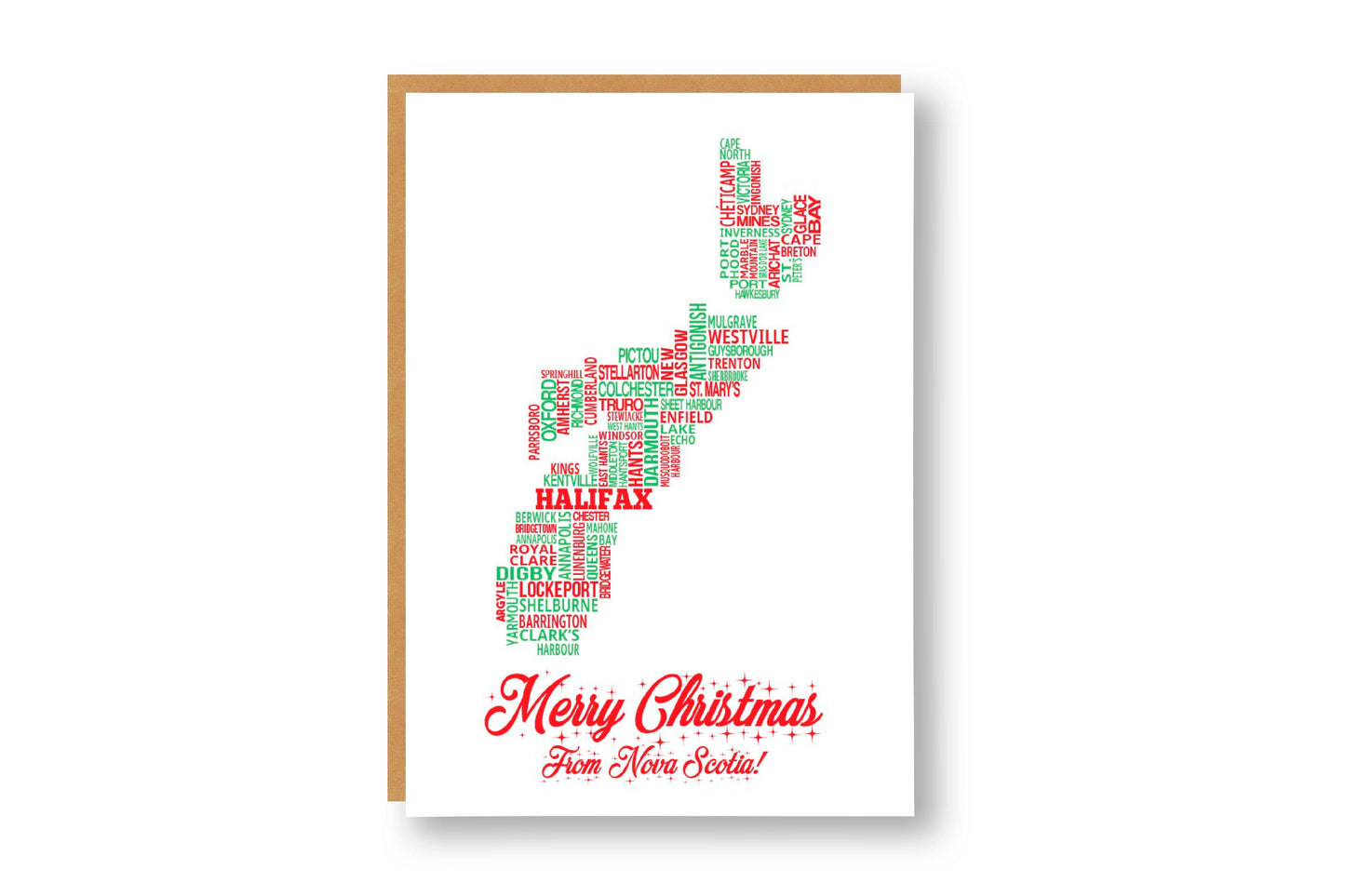 Damon D Chan - Nova Scotia Cities Christmas Greeting Card