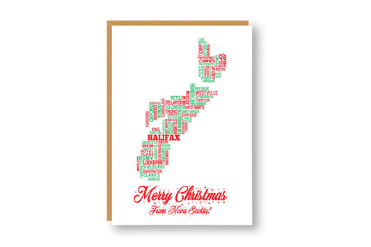 Damon D Chan - Nova Scotia Cities Christmas Greeting Card