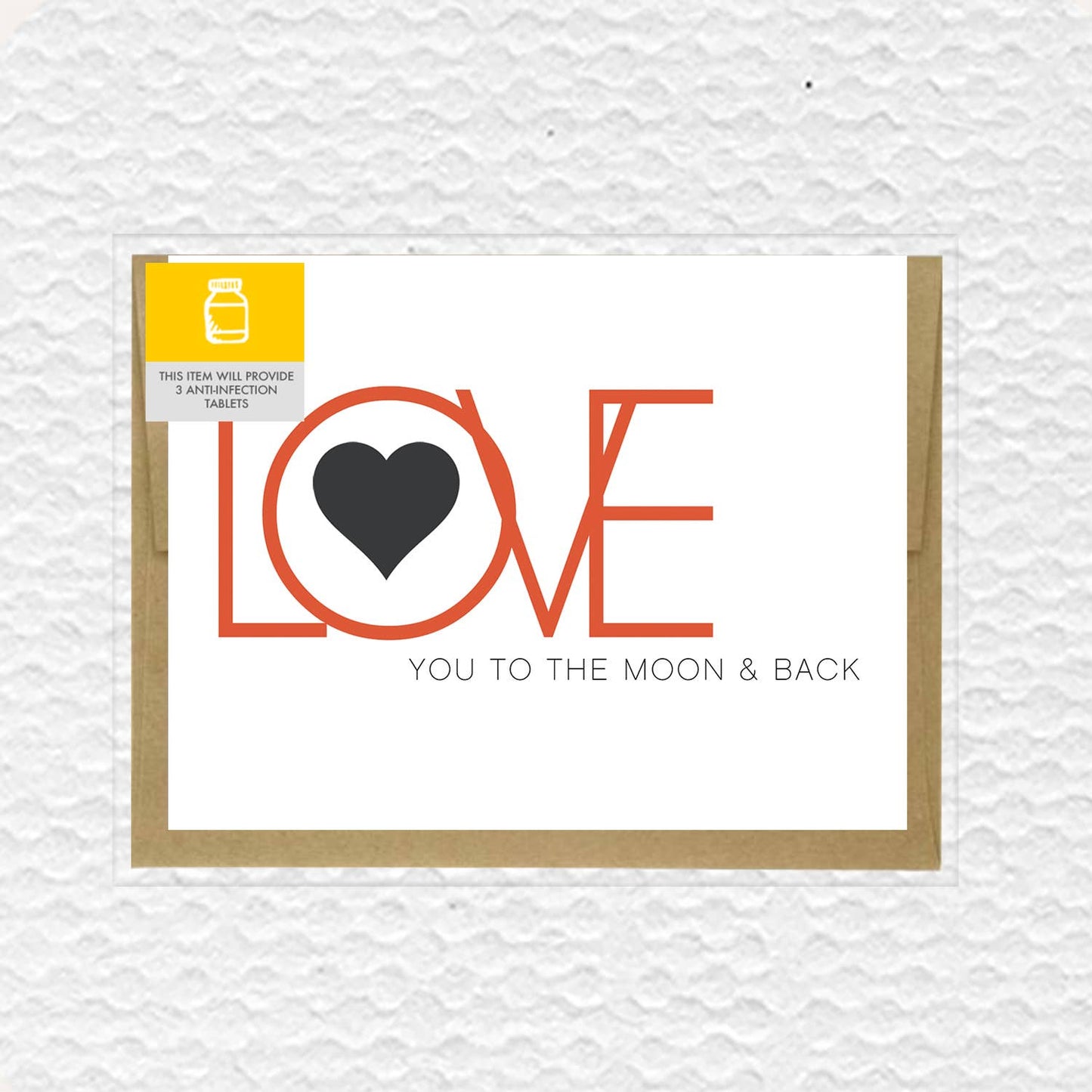 IMPAPER - Love You To The Moon And Back Love Card - Agricola Street Books