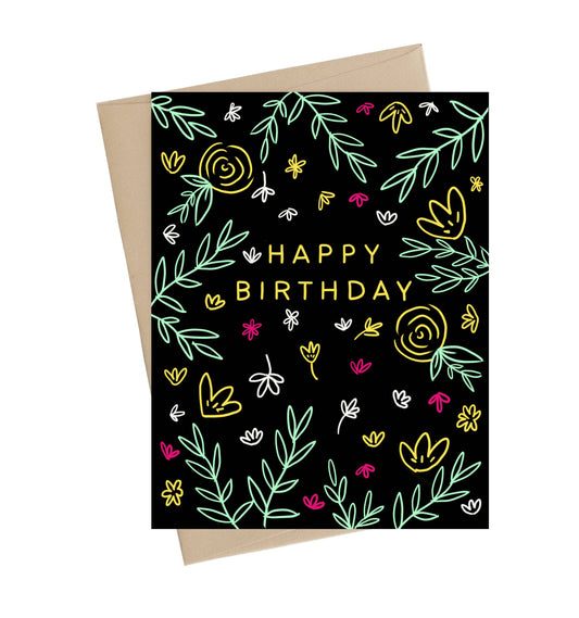 Little May Papery - Birthday Neon Card - Agricola Street Books