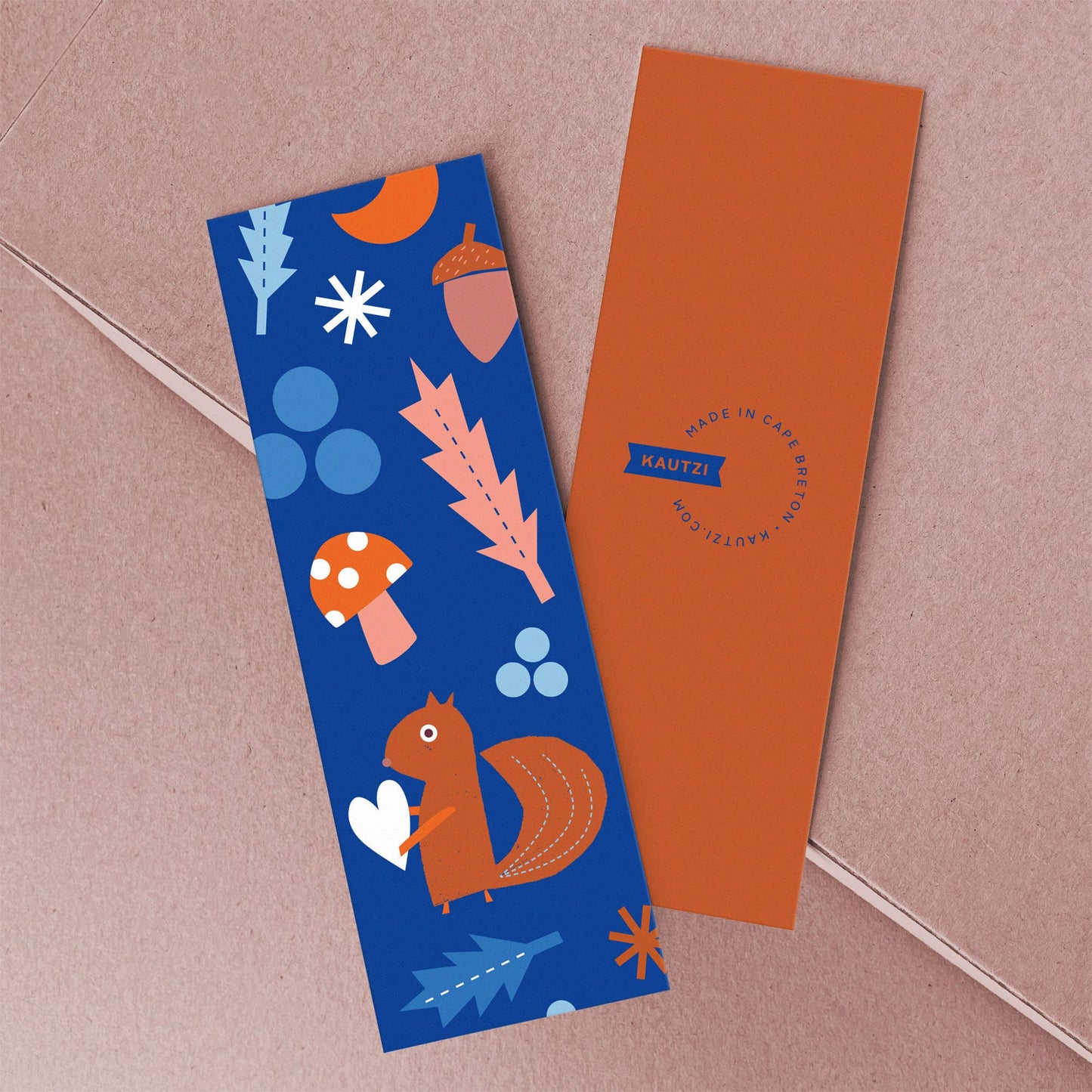Kautzi Illustrations - Bookmark Squirrel