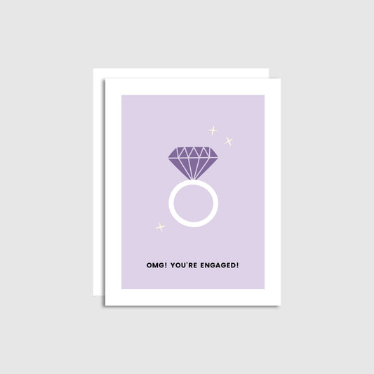 Wildly Supply Co. - OMG, You're Engaged Card