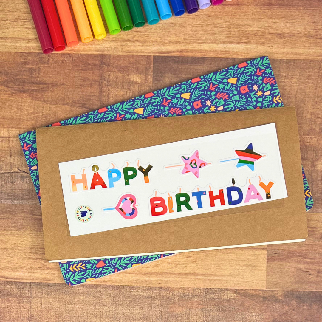 Four Bears Sticker Club - Birthday Candles