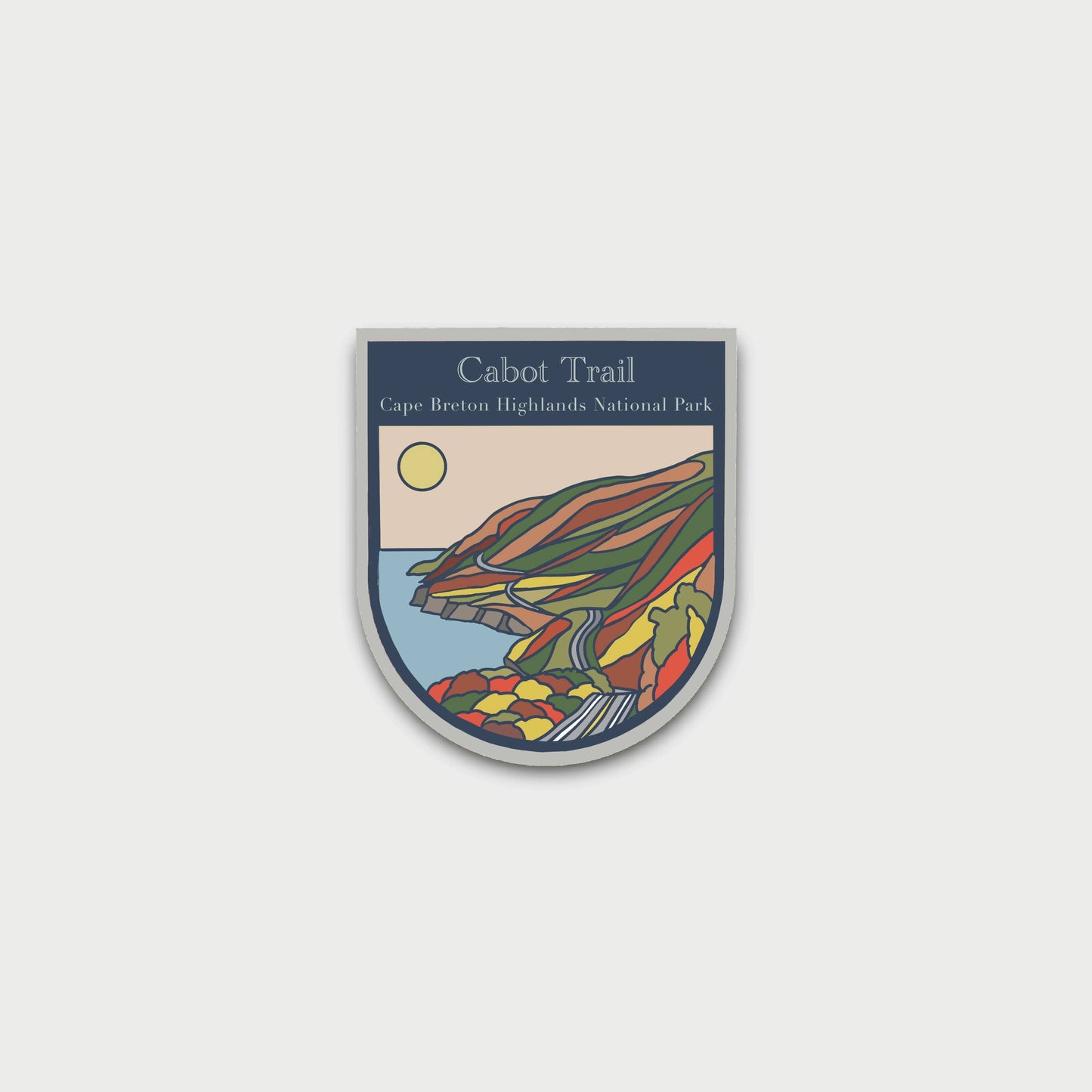 Bygone Art Project - Cabot Trail Sticker & Magnet | Cape Breton Highlands