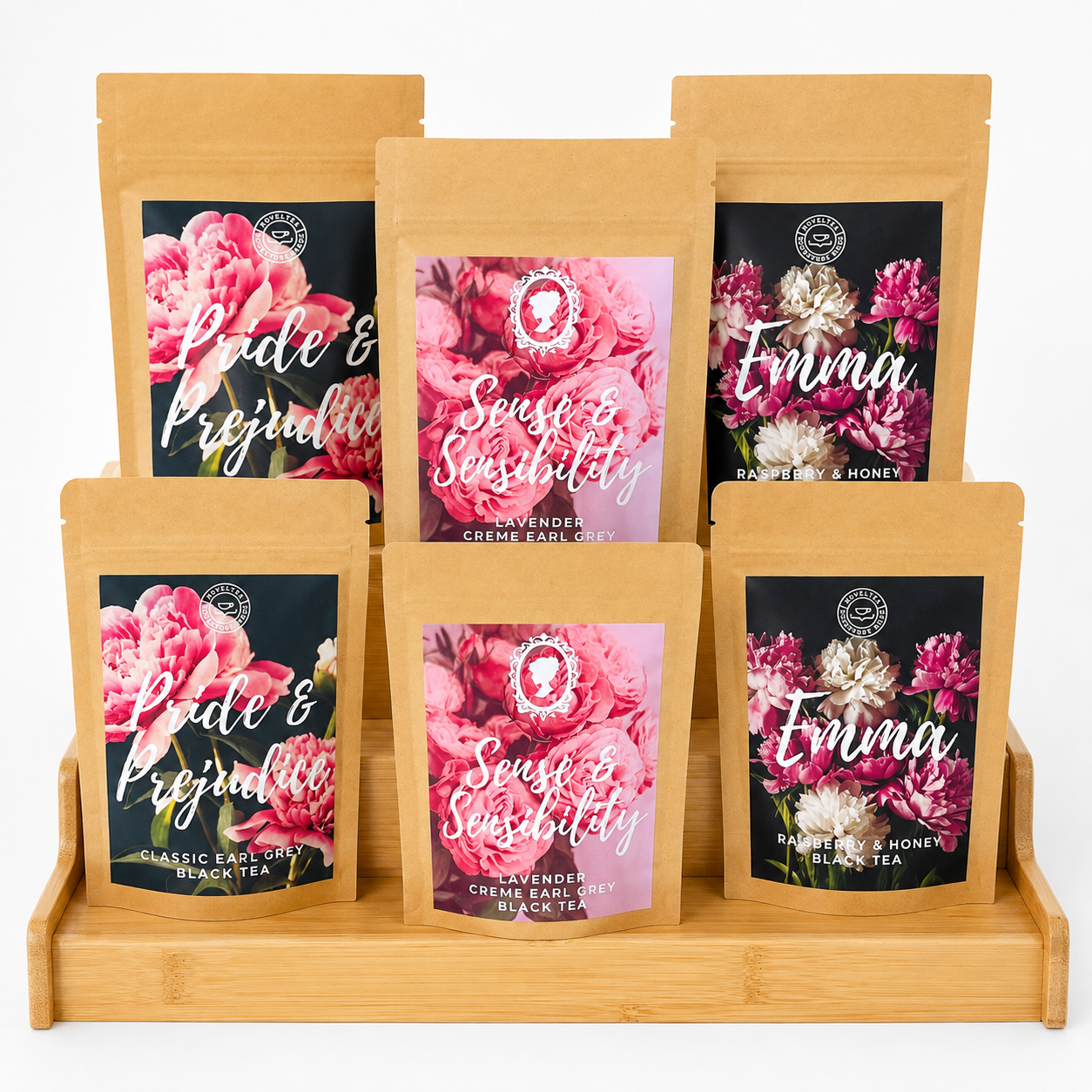 NovelTea Bookstore & Gifts - Inspiré par Orgueil et Préjugés - Thé noir Earl Grey