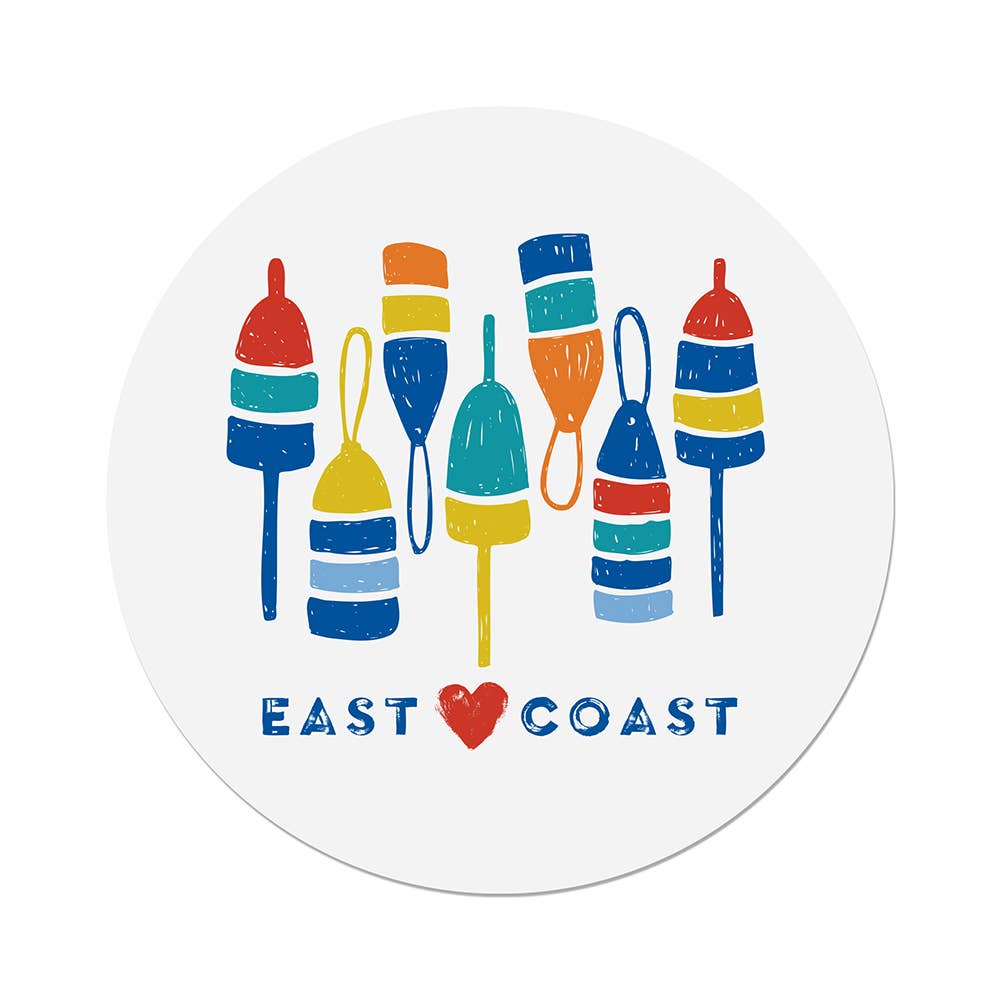 Inkwell Originals - East Coast Buoys Magnet