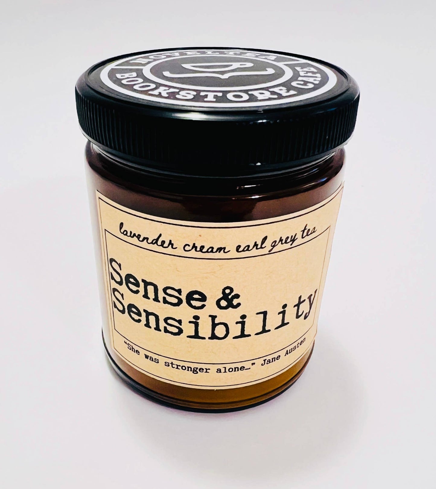 NovelTea Bookstore & Gifts - Sense and Sensibility -  Lavender & Earl Grey Scented Candle