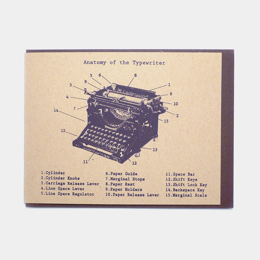 Kid Icarus - Everyday - Anatomy of the Typewriter - Agricola Street Books