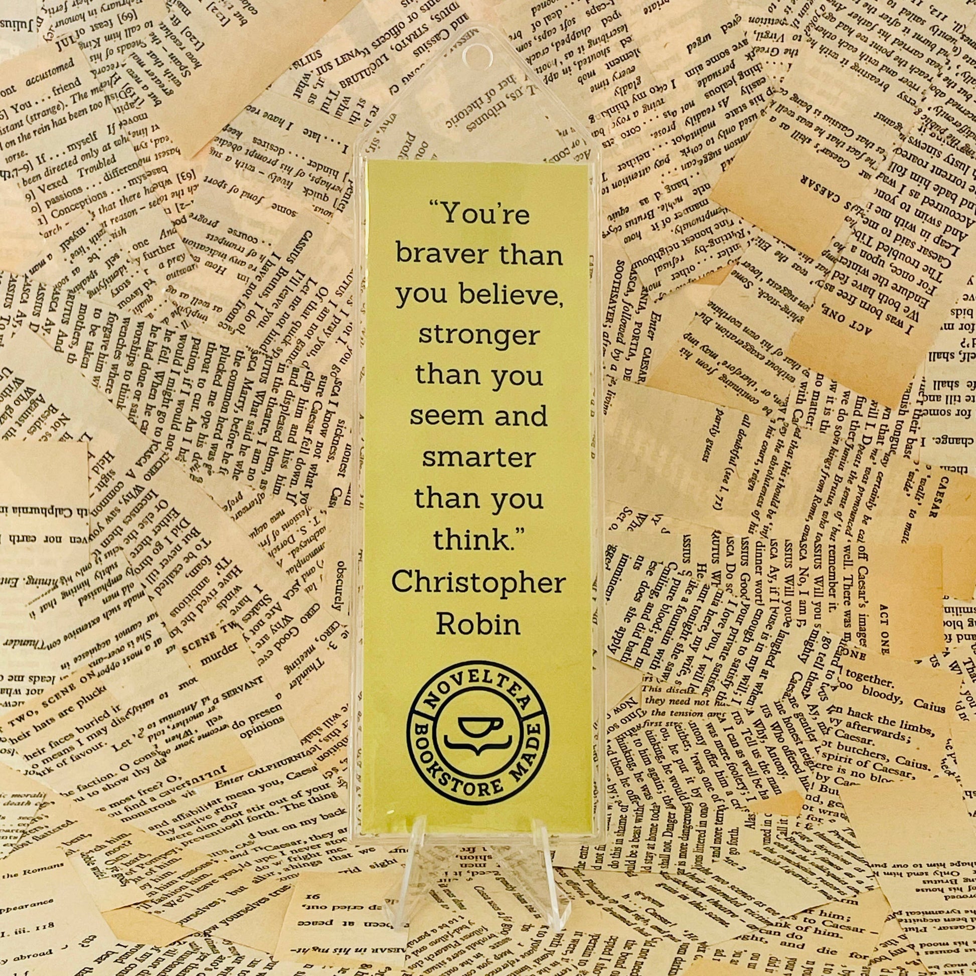 NovelTea Bookstore & Gifts - Christopher and Winnie Bookmark - Agricola Street Books