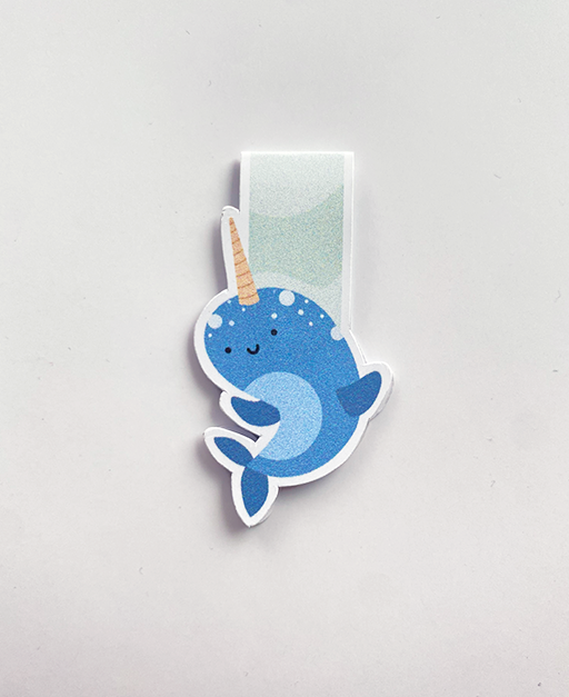 IMPAPER - Narwhal Magnetic Bookmark