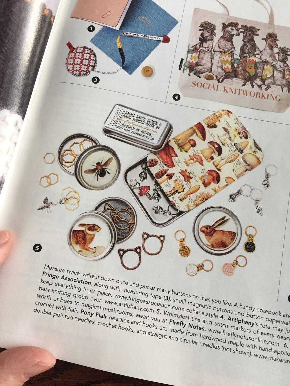 Firefly Notes - Mushroom Storage Tin - Agricola Street Books