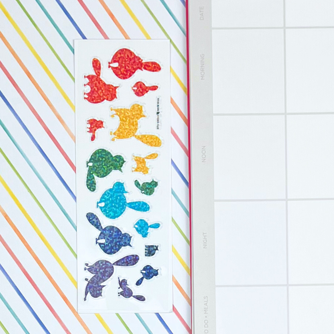 Four Bears Sticker Club - Rainbow Cats - Agricola Street Books