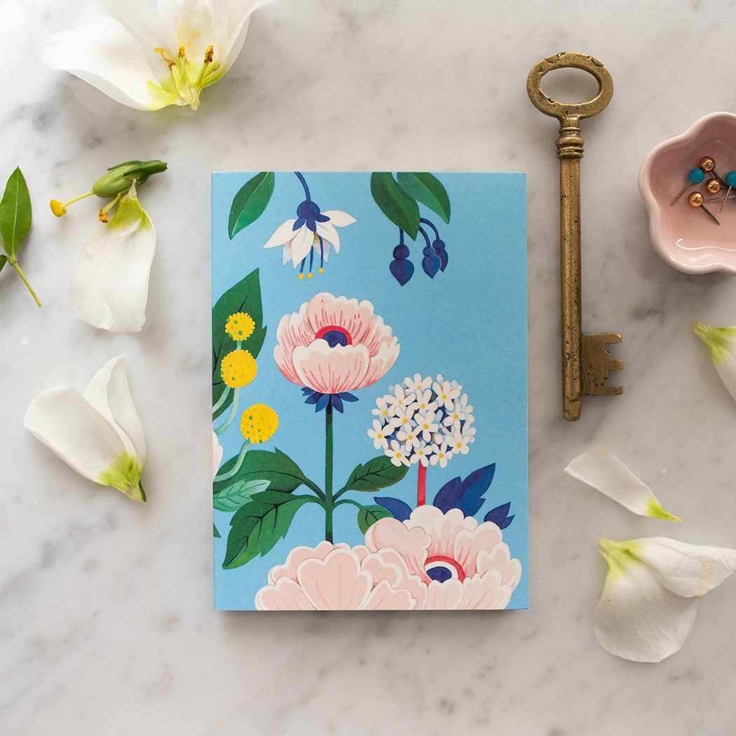 JooJoo Paper - Blue Floral Notepad