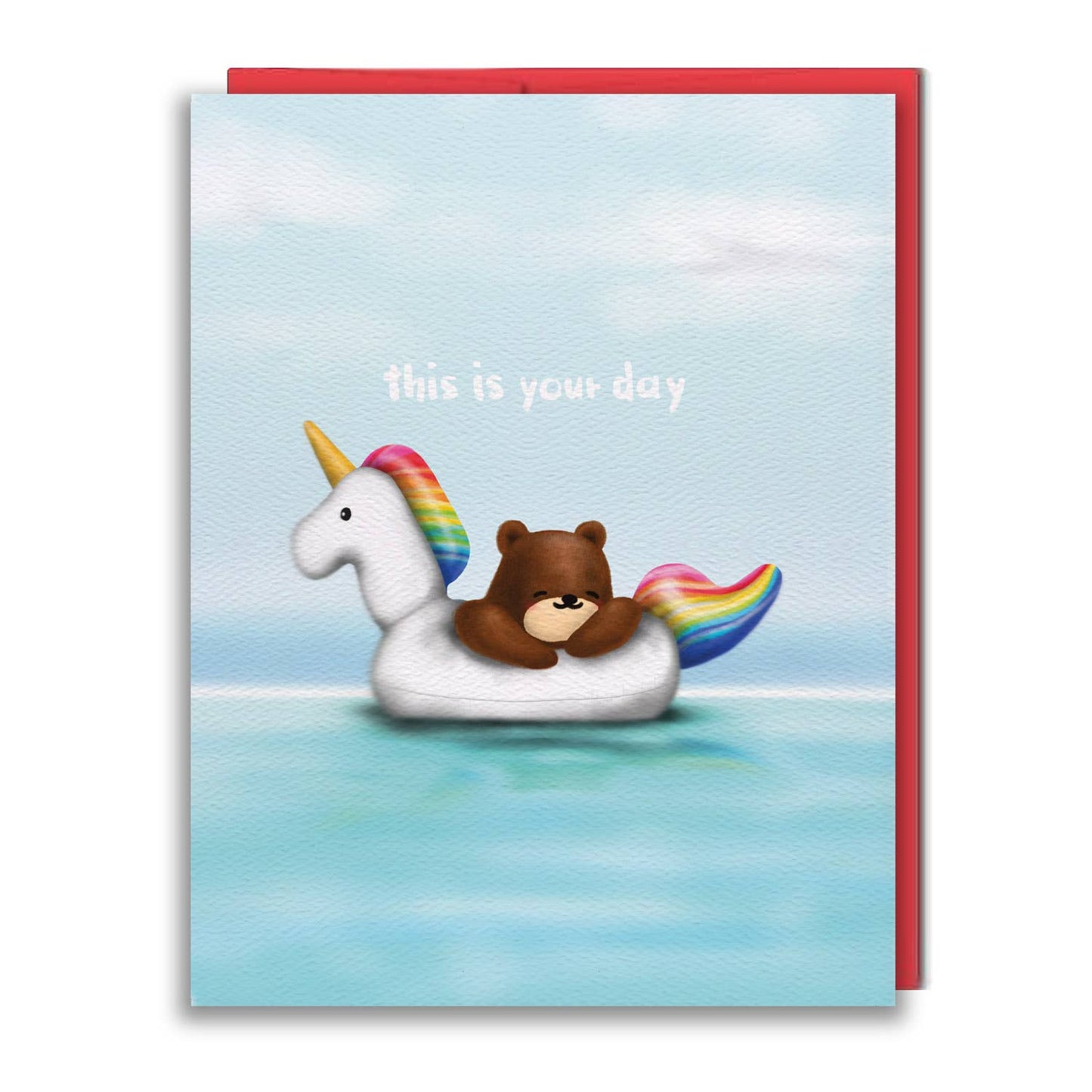 studio vcky - Greeting Card - Unicorn Floaty