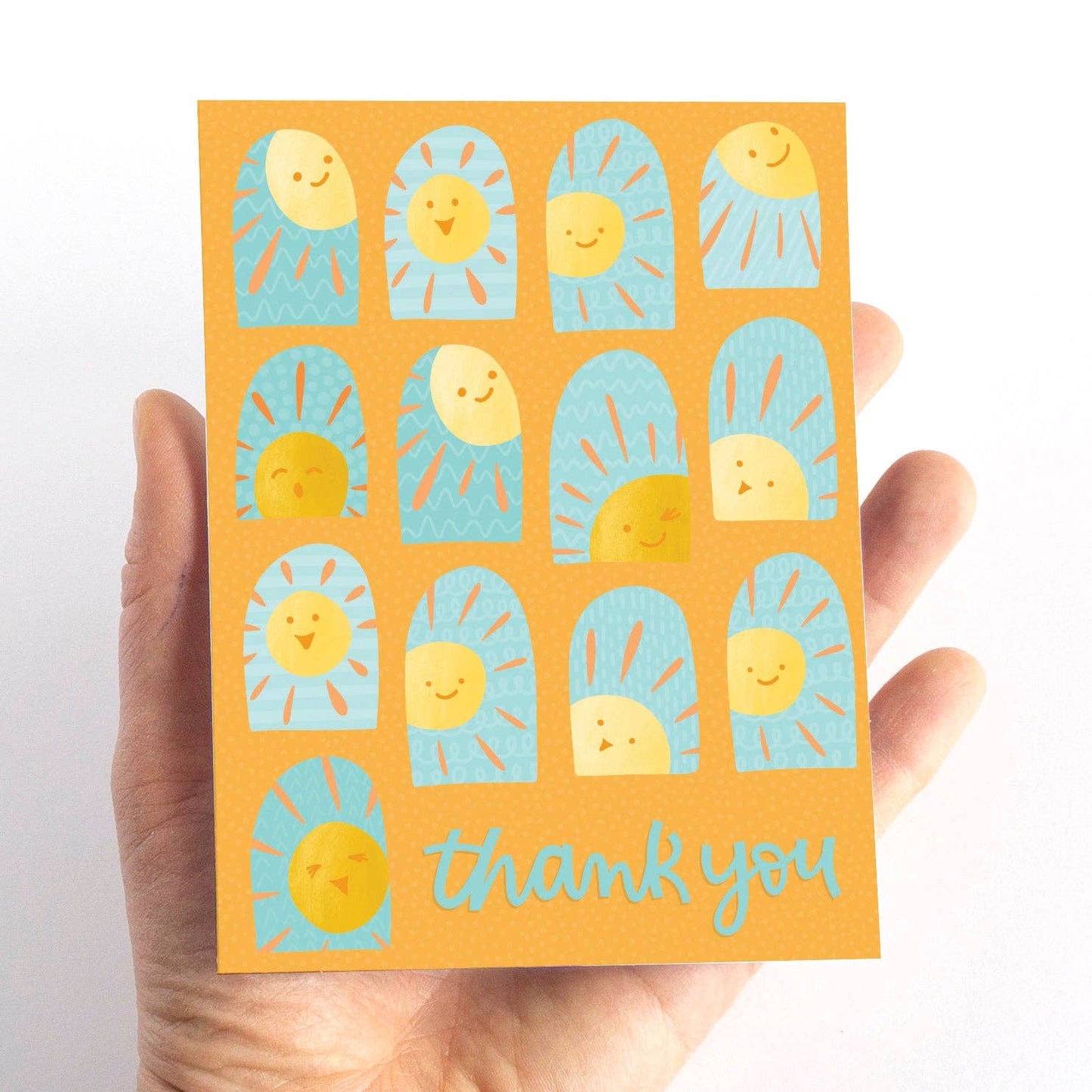Pedaller Designs - Sunshine Thank You Card - Agricola Street Books