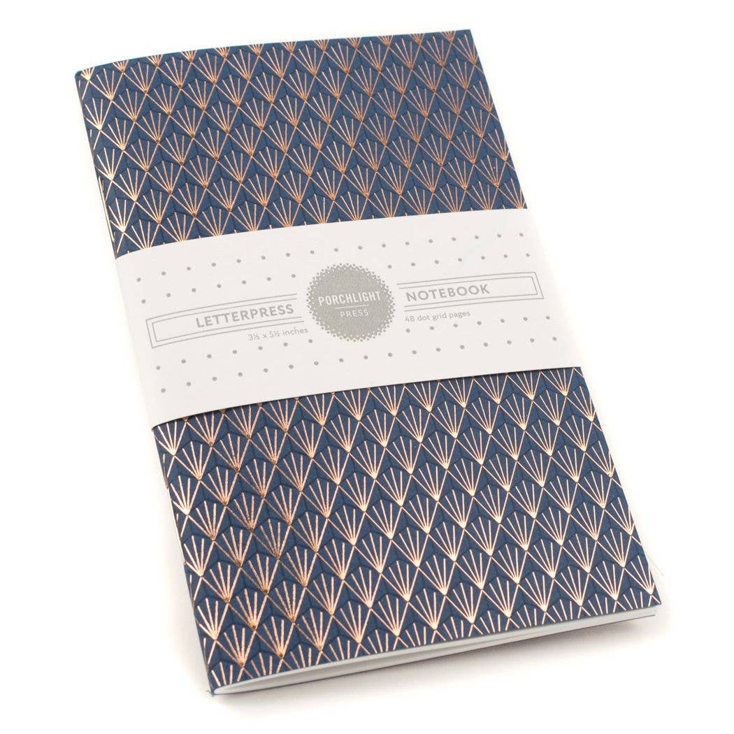 Porchlight Press Letterpress - Deco Foil Pocket Notebook