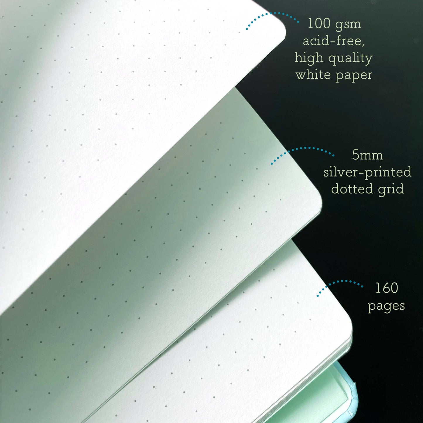 Mountparker - Soft-touch Hardcover Dotted Journal