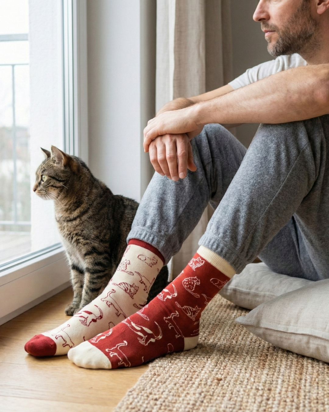 Friday Sock Co. - Women’s Cats This Did Good Mismatched Socks, Socks Give Back