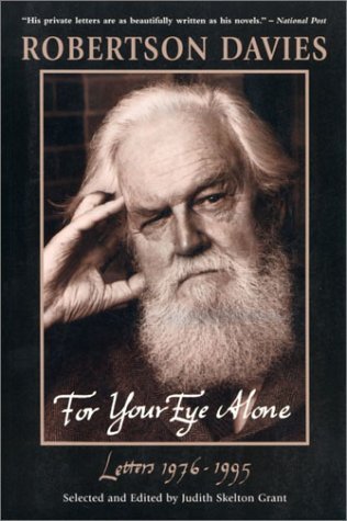 For Your Eye Alone: Letters 1976-1995 - Agricola Street Books
