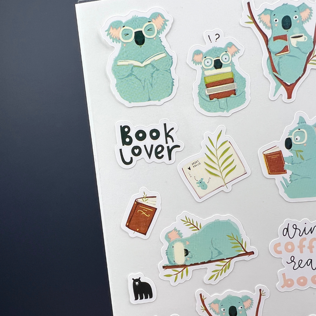 Four Bears Sticker Club - Drink Coffee Read Books - Agricola Street Books