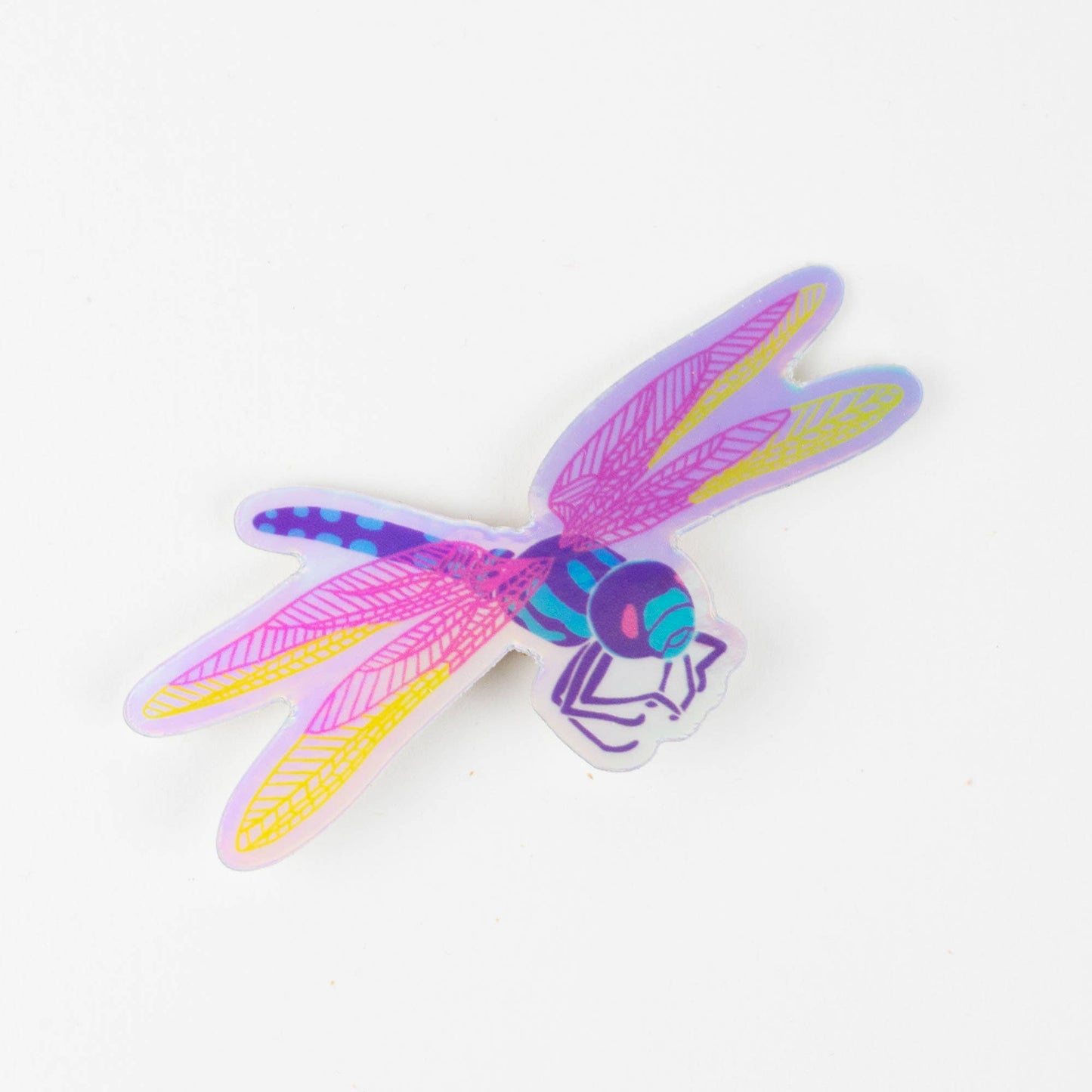 Porchlight Press Letterpress - Sticker: Vibrant Dragonfly - Agricola Street Books