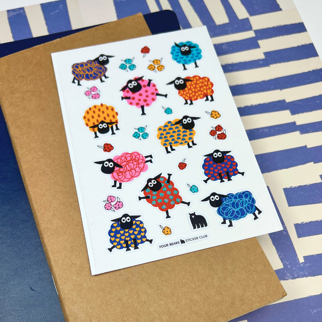 Four Bears Sticker Club - Fluffy and Fabulous