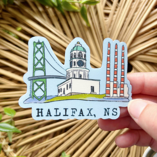 Bayside by Sam - The Halifax Three Magnet 3"