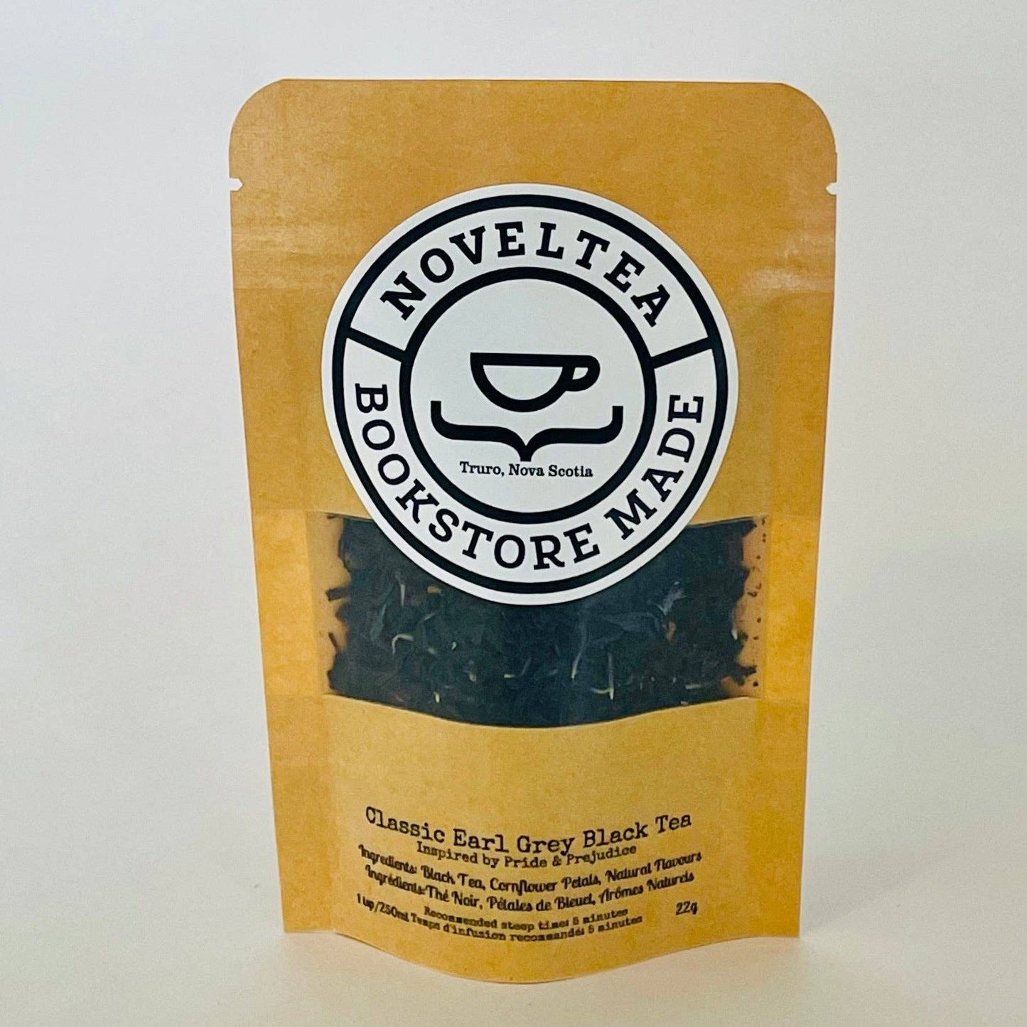 NovelTea Bookstore & Gifts - Pride and Prejudice Inspired - Earl Grey BLACK TEA - Agricola Street Books