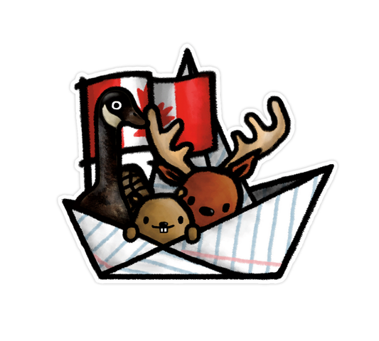 studio vcky - Sticker - Oh Canada