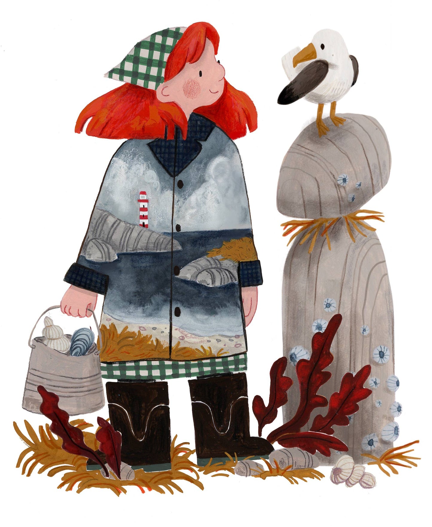 Leah Bees Creations - Seaside Jacket  — Vinyl sticker