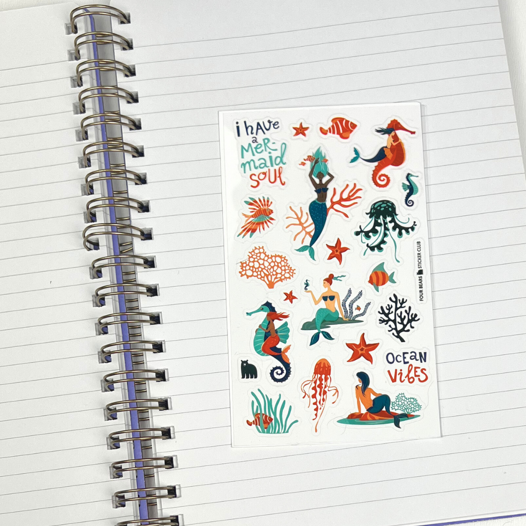 Four Bears Sticker Club - Mermaid Soul - Agricola Street Books