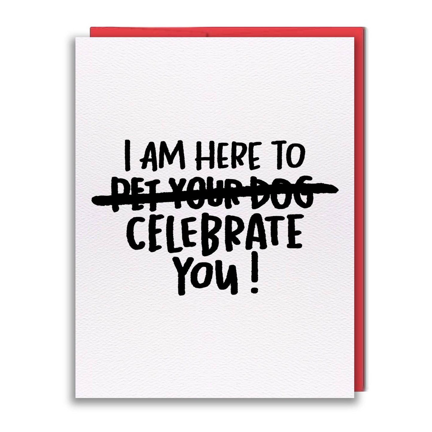 studio vcky - Greeting Card - Pen15 - Celebrate Dog