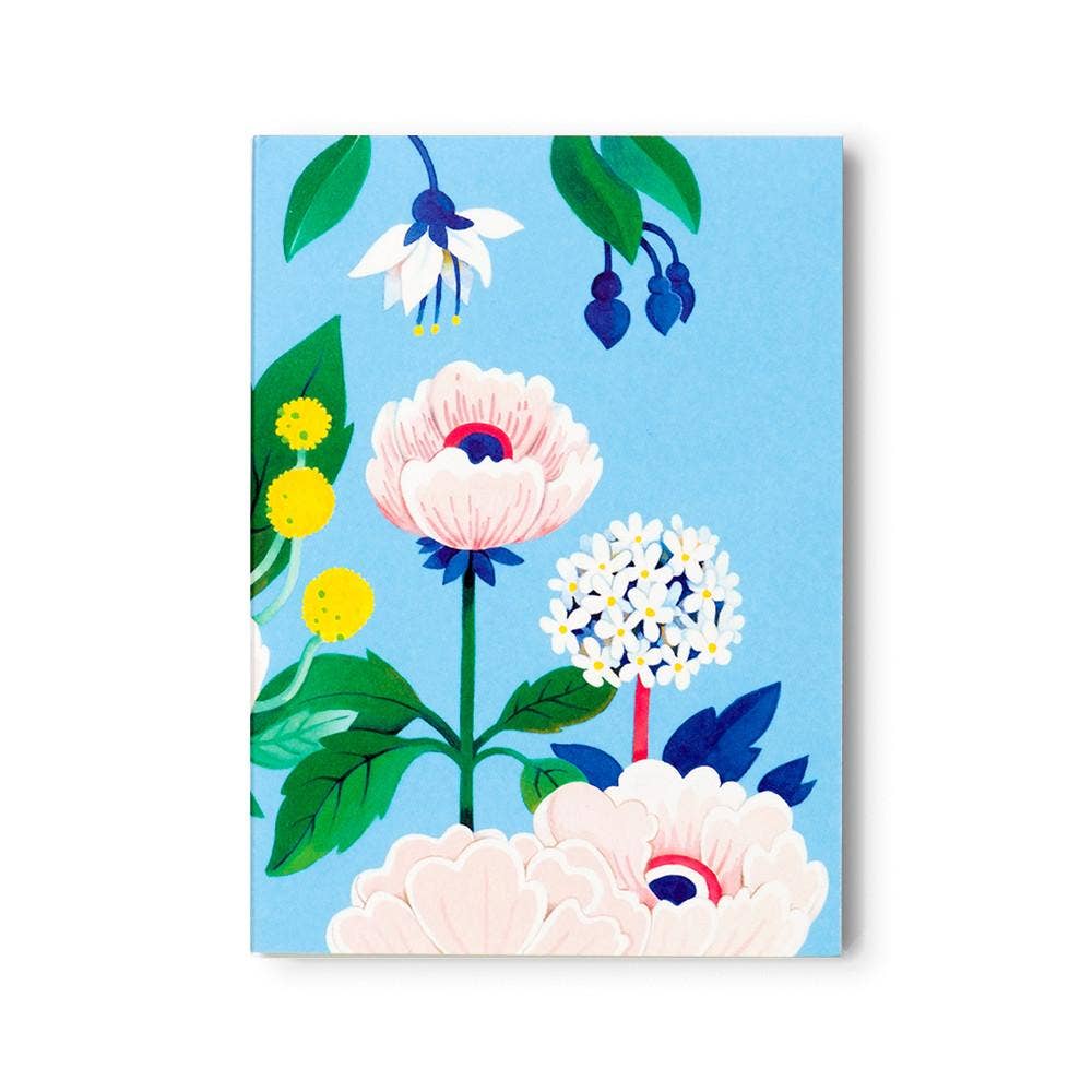 JooJoo Paper - Blue Floral Notepad