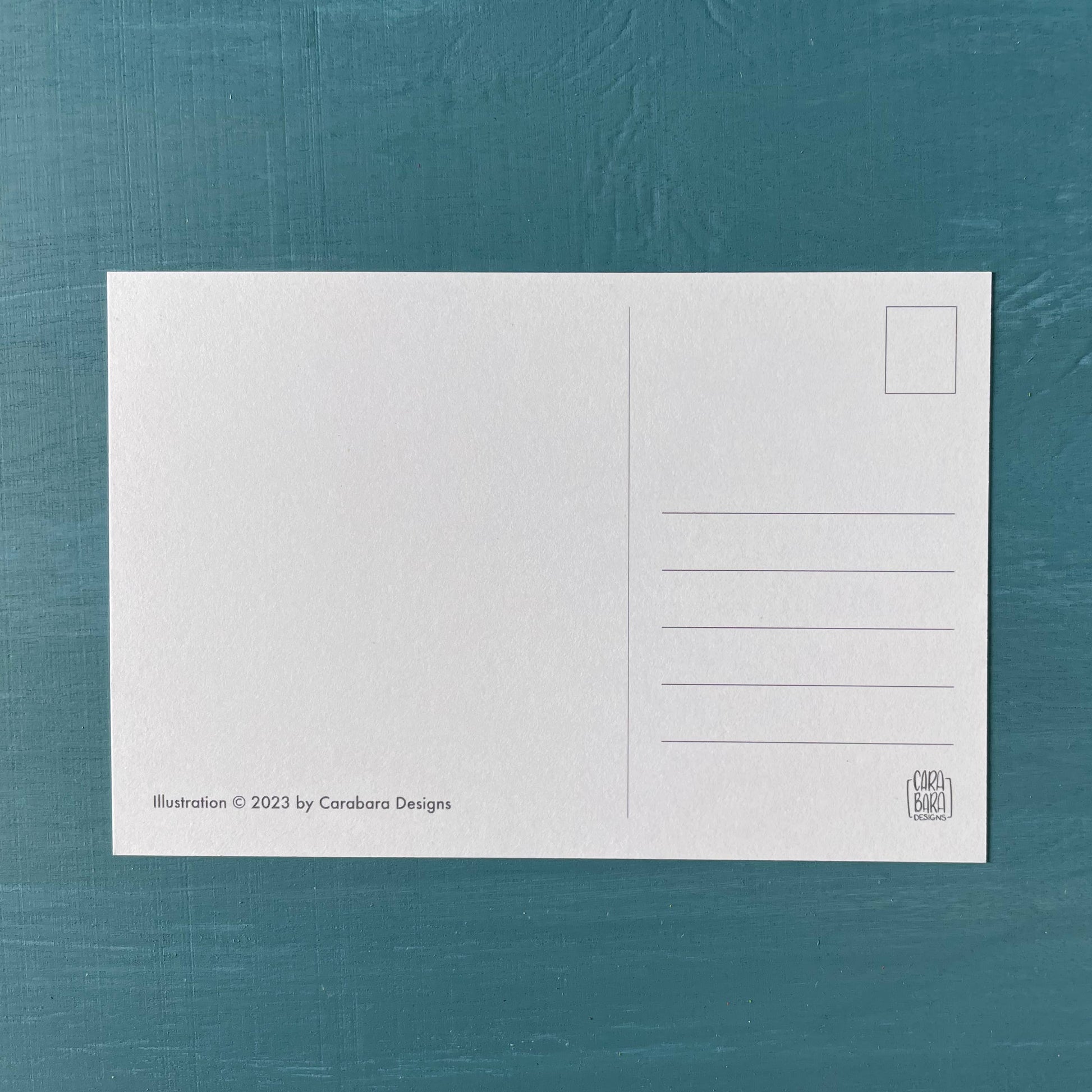 Carabara Designs - Nova Scotia Town Clock Postcard - Agricola Street Books